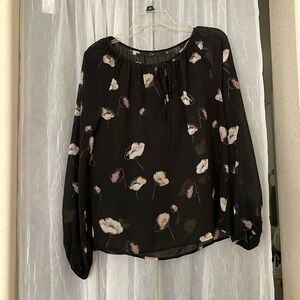 Vero Moda Black Floral Blouse S